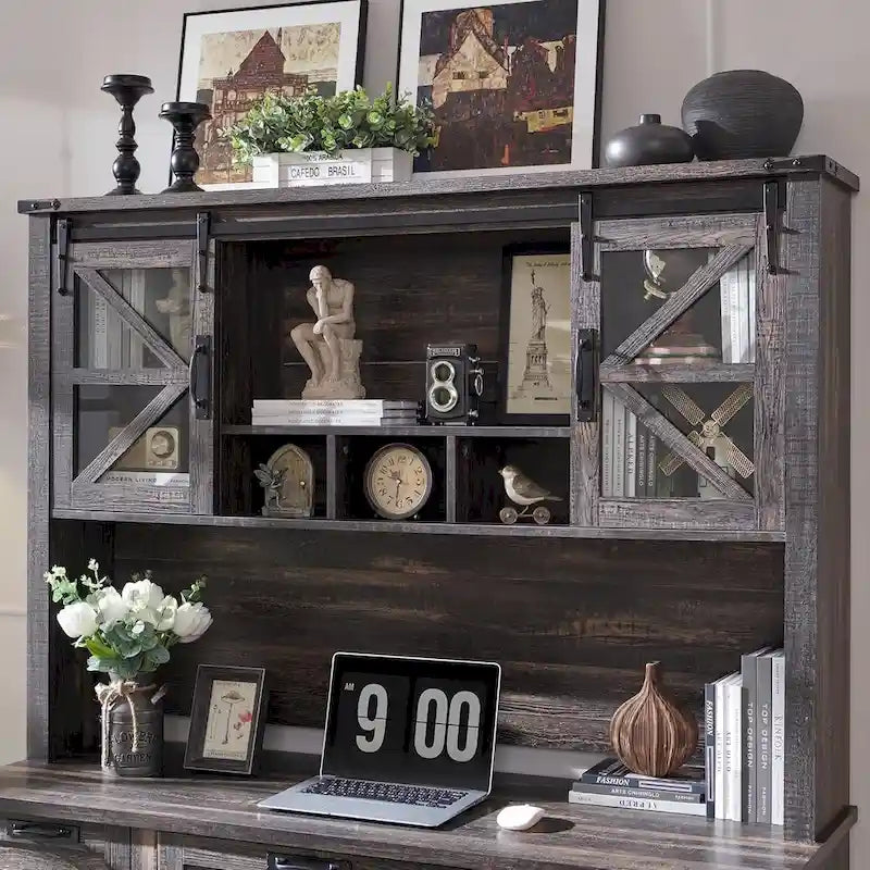 42 Farmhouse Desk Hutch, Only Match Afulyperfllc's Farmhouse Desk
