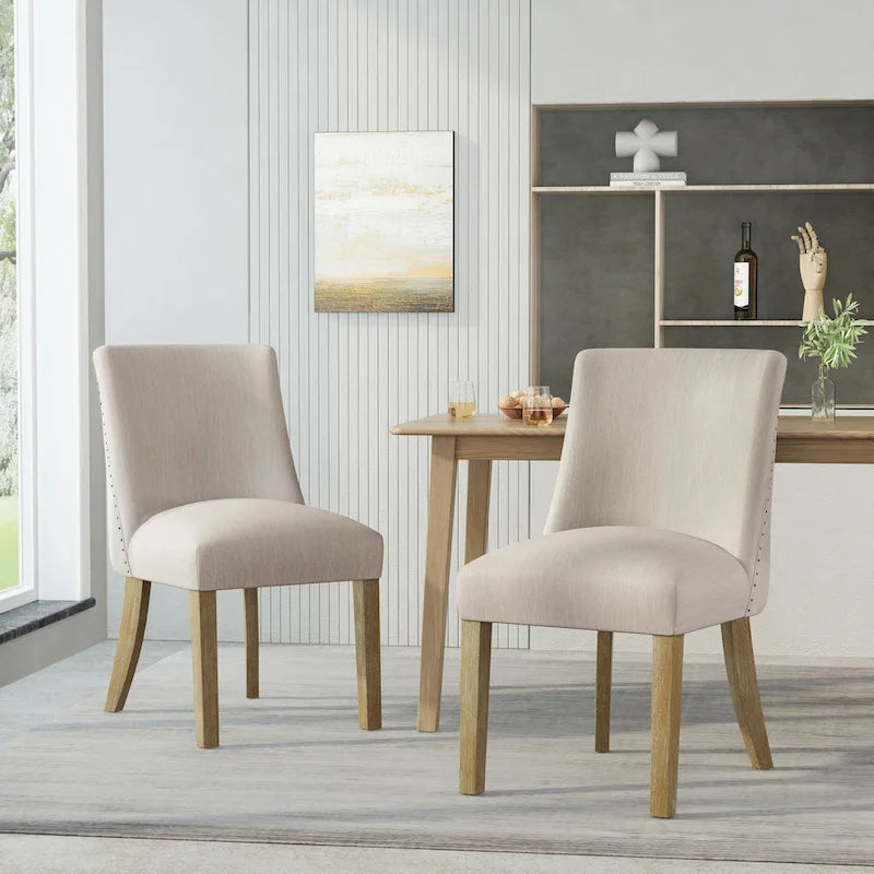 Frances Fabric Dining Chair (Set of 2) by Christopher Knight Home