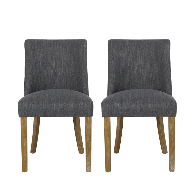Frances Fabric Dining Chair (Set of 2) by Christopher Knight Home
