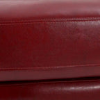 Faux Leather Loveseat 2-Seater - Red/Teal/Green