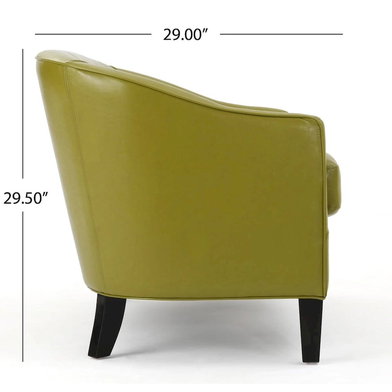 Faux Leather Loveseat 2-Seater - Red/Teal/Green