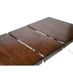 Dark Cherry Expandable Dining Table for 8