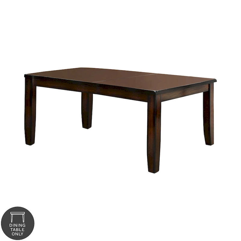 Dark Cherry Expandable Dining Table for 8