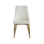 Set of 2 Upholstered PU Leather Dining Chairs Side Chair