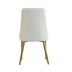 Set of 2 Upholstered PU Leather Dining Chairs Side Chair