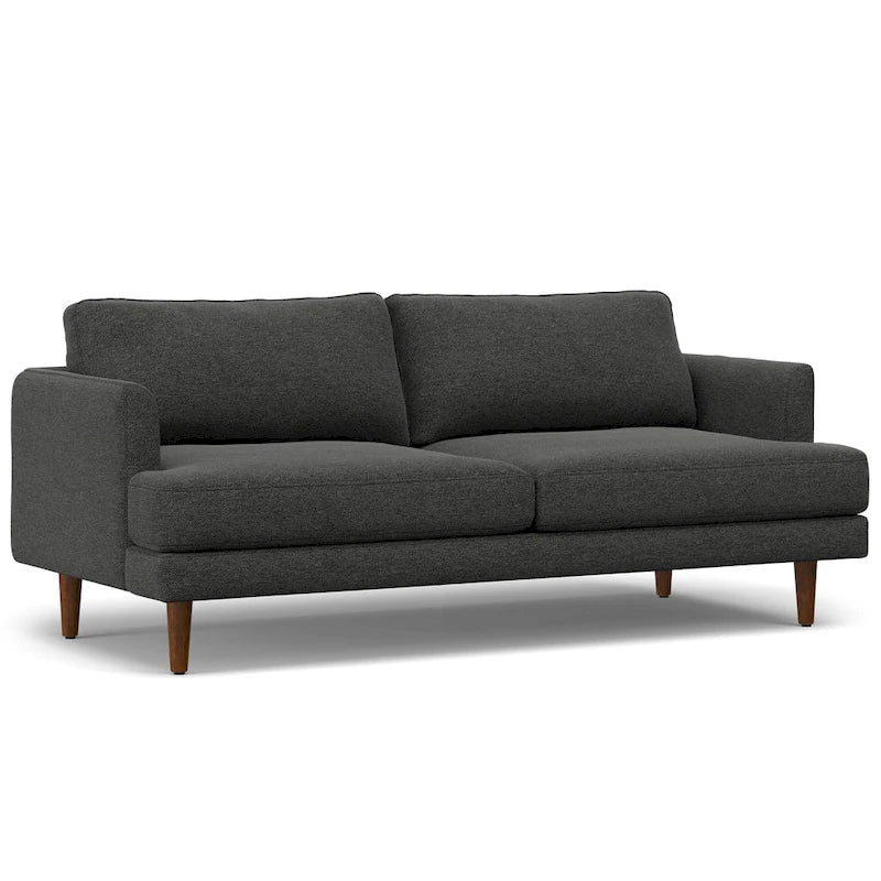 76-Inch Mid-Century Modern Loveseat for 2 - Plush Cushioned Sofa