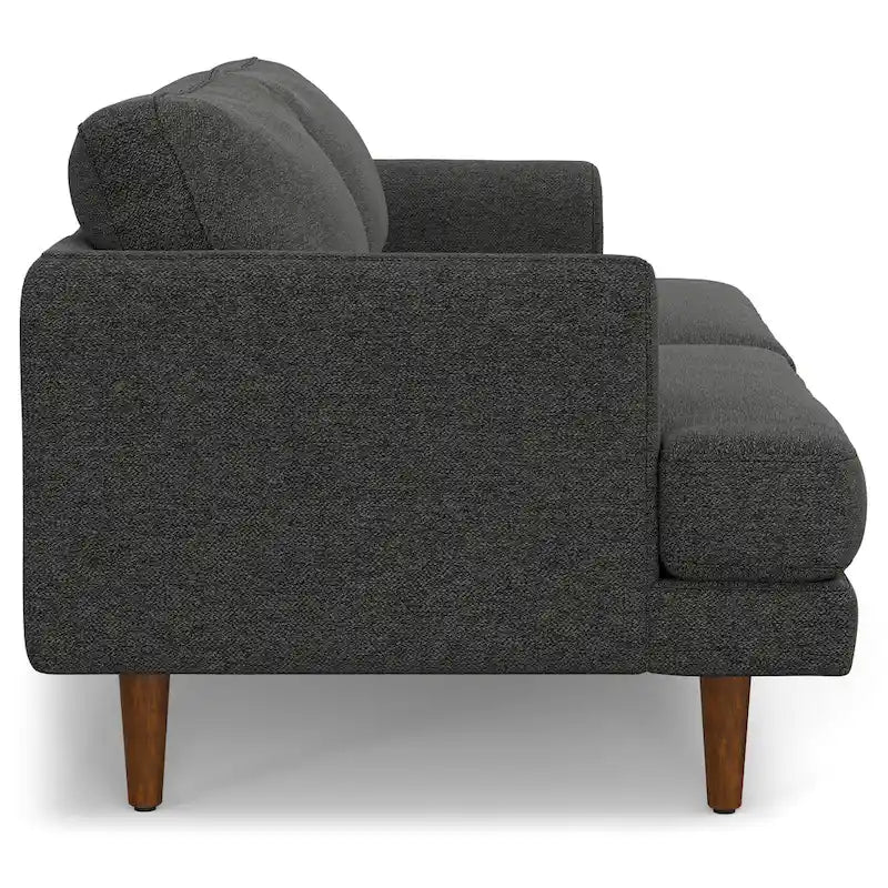 76-Inch Mid-Century Modern Loveseat for 2 - Plush Cushioned Sofa