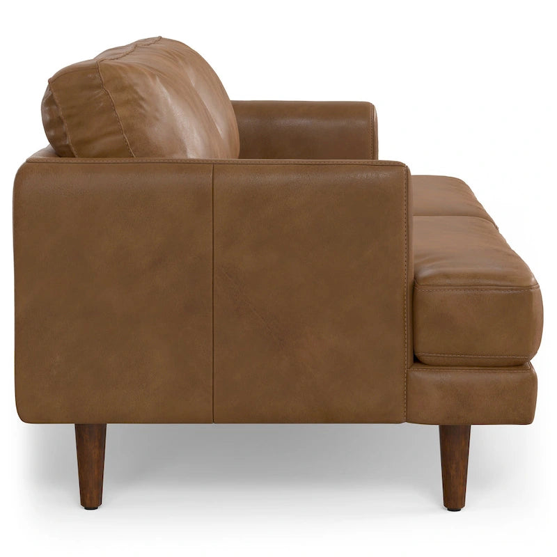 76-Inch Mid-Century Modern Loveseat for 2 - Plush Cushioned Sofa