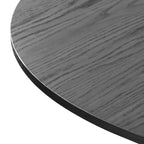 Solid Wood 52 Round Dining Table for 6 People Nordic style - 52*30