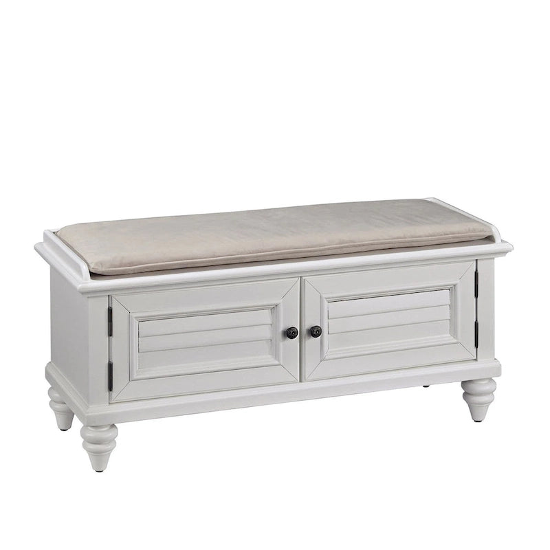 Bermuda Upholstered Storage Bench by Homestyles