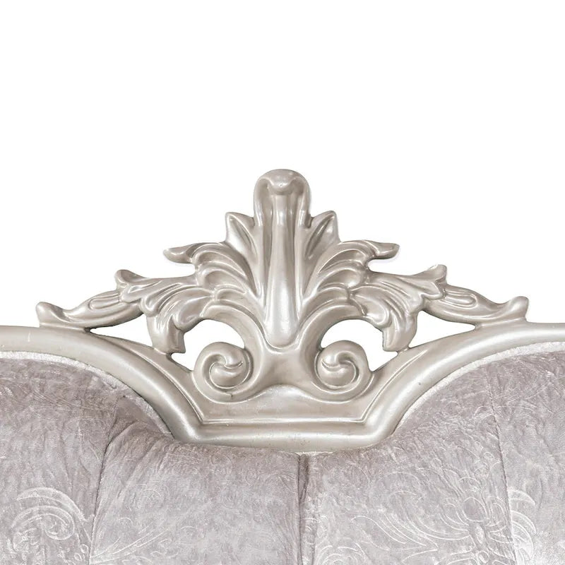 Furniture of America Clarissa Traditional Arm Chair with Button Tufted Back and Accent Pillow