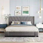 Queen Size Storage Bed with 3 Drawers