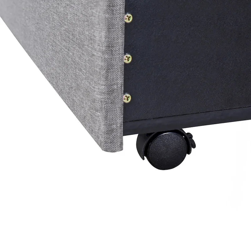Queen Size Storage Bed with 3 Drawers