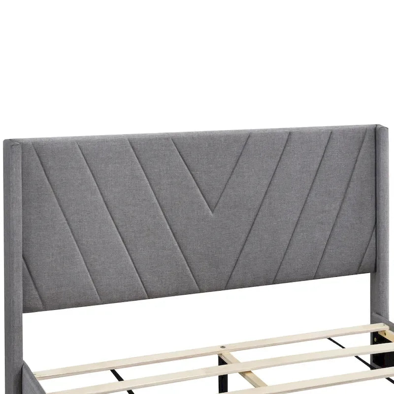 Queen Size Storage Bed with 3 Drawers