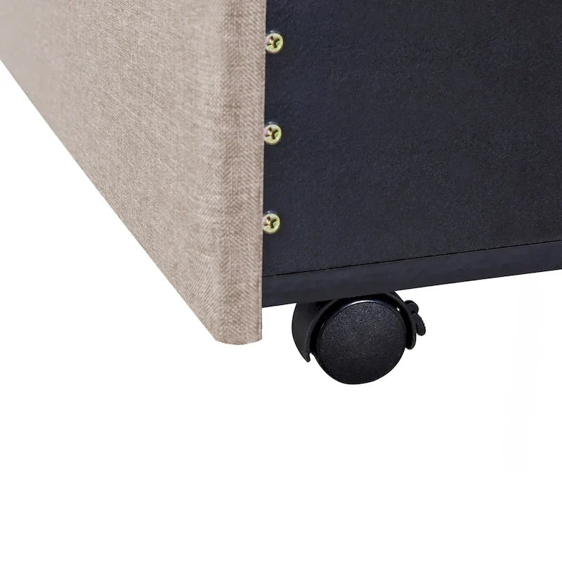 Queen Size Storage Bed with 3 Drawers