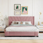Queen Size Storage Bed with 3 Drawers