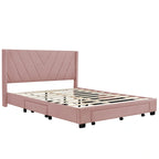 Queen Size Storage Bed with 3 Drawers