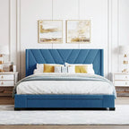 Queen Size Storage Bed with 3 Drawers