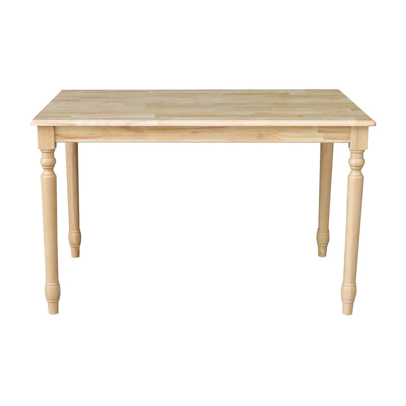 International Concepts Natural Finish Solid Wood Dining Table