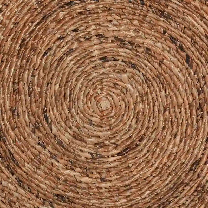 Natural Brown Rattan Round Coffee Table