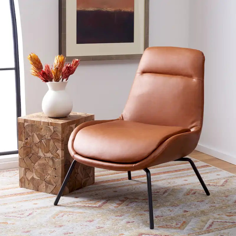 SAFAVIEH Emilia Accent Chair - 24 W x 28 D x 32 H - 24Wx28Dx32H