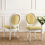 SAFAVIEH Rona Parisian Oval Dining Chair (Set of 2) - 20Wx20Dx39H