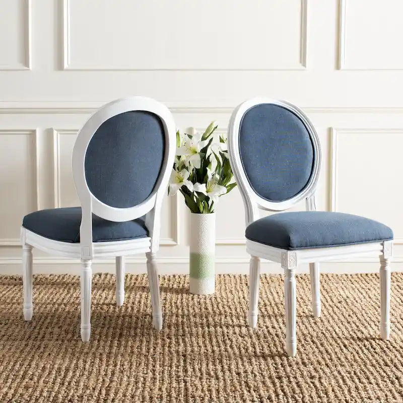 SAFAVIEH Rona Parisian Oval Dining Chair (Set of 2) - 20Wx20Dx39H