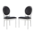 SAFAVIEH Rona Parisian Oval Dining Chair (Set of 2) - 20Wx20Dx39H