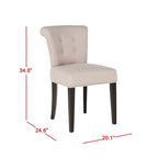 SAFAVIEH Caroline Dining Chair (Set of 2) - 20Wx24Dx33H