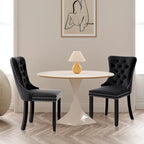 Modern Tufted Velvet Side Dining Chairs (Set of 4)