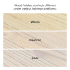 Natural Pine 72" Rectangular Dining Table with Cross Legs for 6-8 People