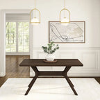 Plank and Beam Verso Cross Leg Rectangular Dining Table - 60