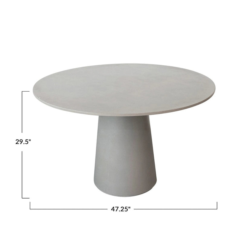 Sturdy Cement Table