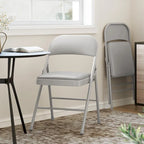 Folding Chairs 2/4 Pack With Padded Cushion and Back