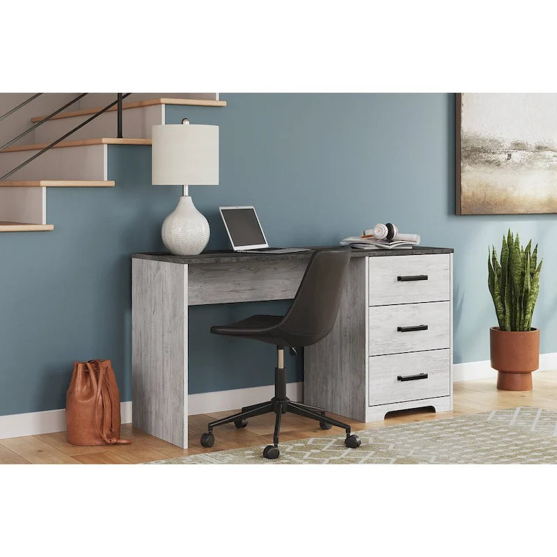 Signature Design by Ashley Shawburn White/Gray 54 Home Office Desk
