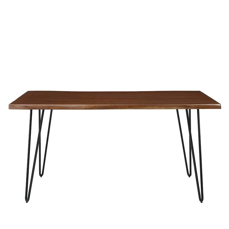 Ardor 60 Live Edge Acacia Wood Rectangular Dining Table