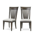 Grant Nailhead Trim Upholstered Dining Chairs,Set of 2,for Breakfast Nook,Kitchen,Living Room