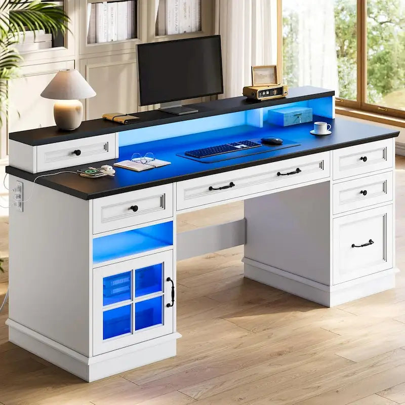 Executive Desk Drawers Home Office Desk Storage Cabinet