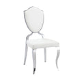 Somette Lexie White Shield Back Dining Chair (Set of 2)